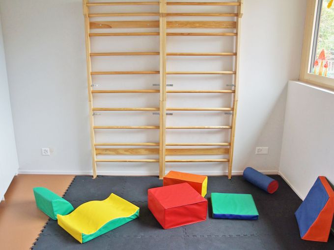 Die Kita hat auch ein Bewegungszimmer. Foto: Stiftung 3FO (FK) Die Kita hat auch ein Bewegungszimmer. Foto: Stiftung 3FO (FK)